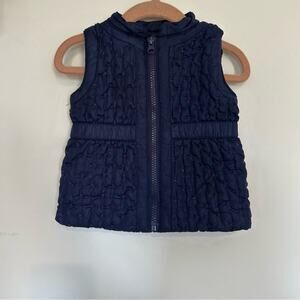 Tahari Baby Blue Quilted Vest Size 12 Months